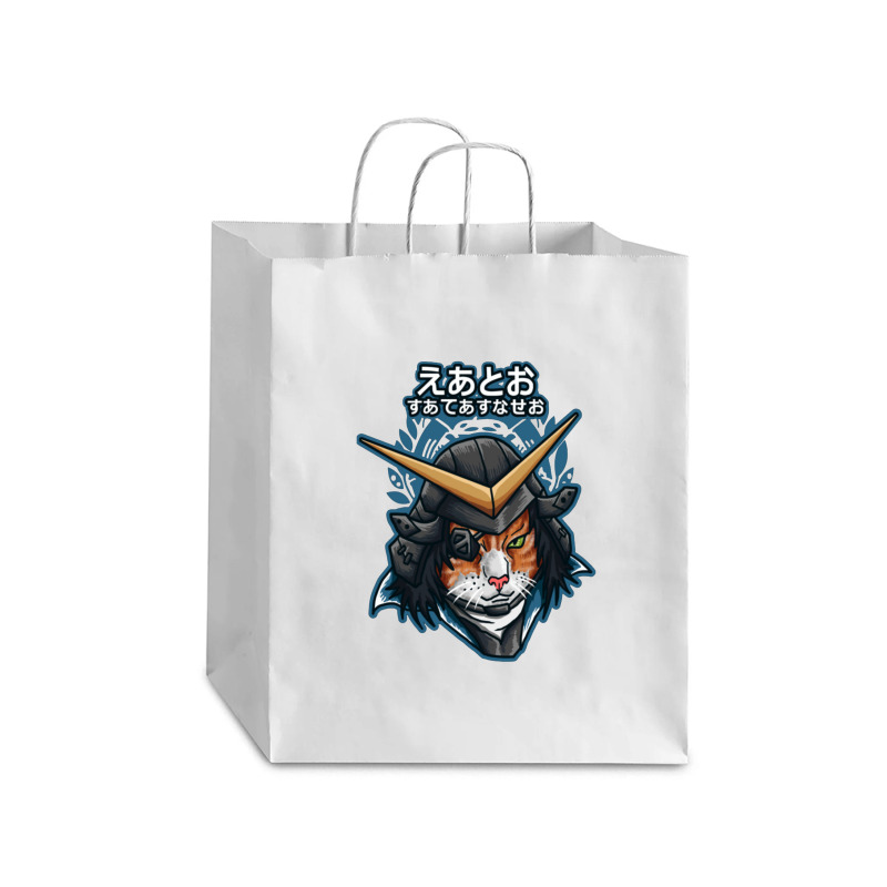 Samurai Cat Sengonku Basara Debie Paper Bag - 10 X 5 X 13 | Artistshot