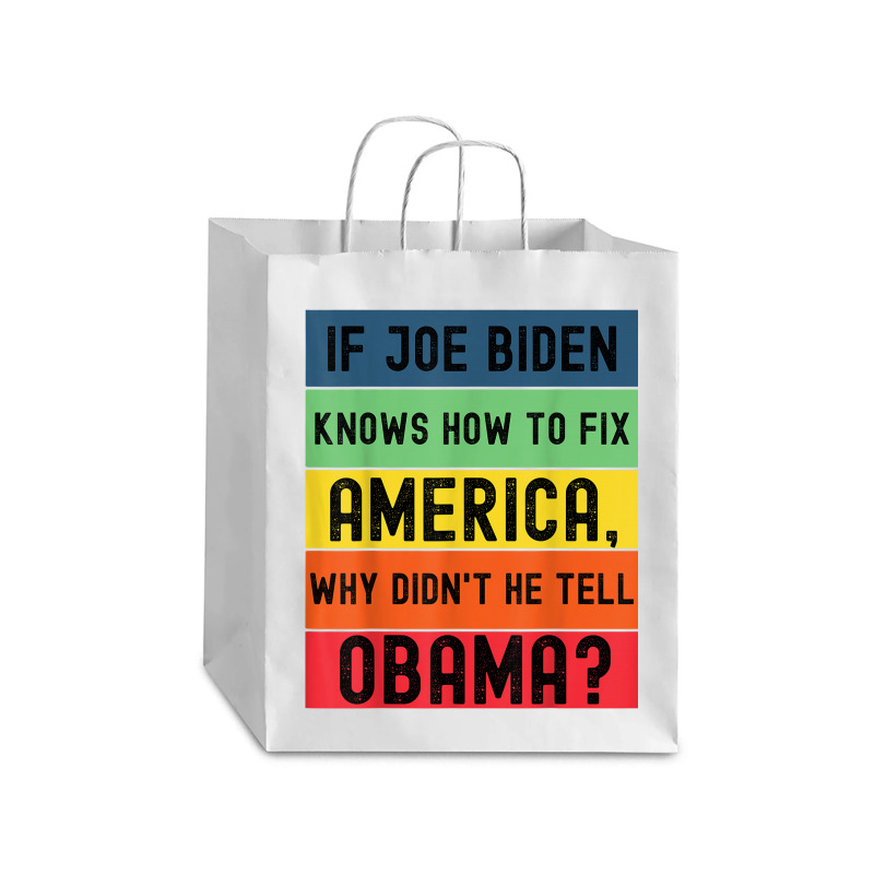 Republican Conservative Political Debie Paper Bag - 10 x 5 x 13 by kakashop | Artistshot