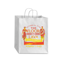 Pompeii Floor Is Lava Championship Debie Paper Bag - 10 X 5 X 13 | Artistshot