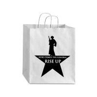 Here Comes The General Rise Up Debie Paper Bag - 10 X 5 X 13 | Artistshot