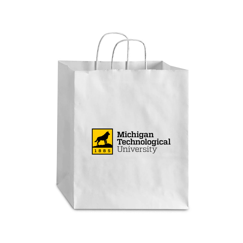 Michigan Technological University Debie Paper Bag - 10 X 5 X 13 | Artistshot