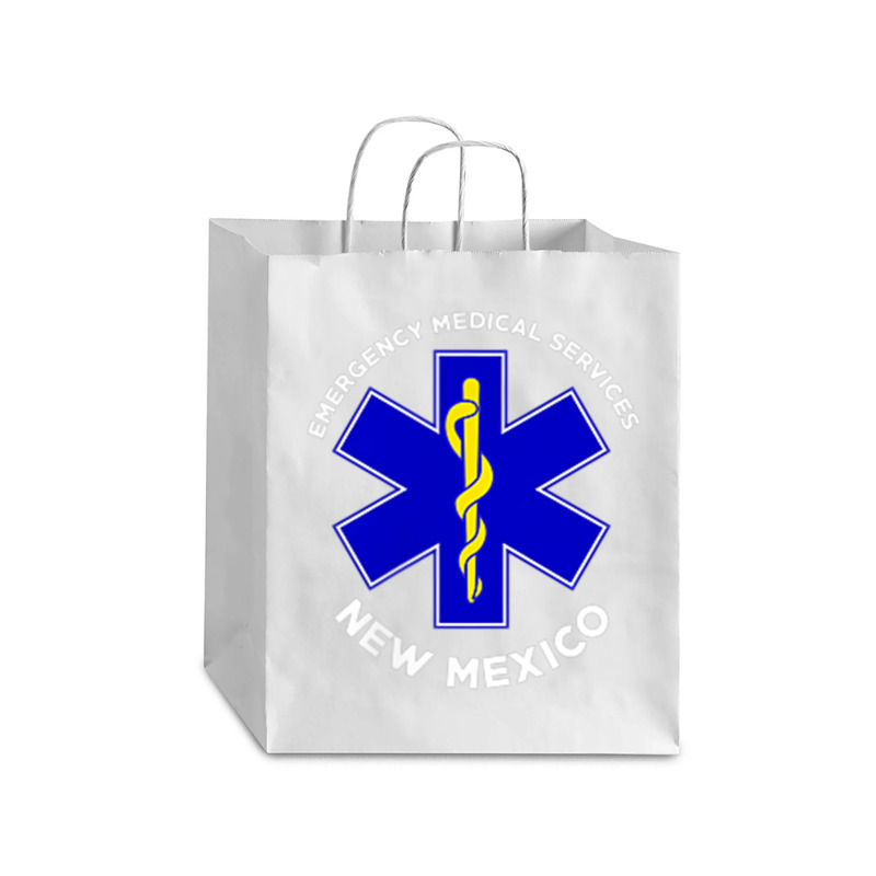 New Mexico Ems Emergency Medical Services Emt Medic Debie Paper Bag - 10 X 5 X 13 | Artistshot