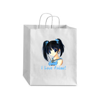 I Love Anime! Anime Girl Debie Paper Bag - 10 X 5 X 13 | Artistshot