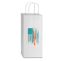 Miami Dolphins Double Wine Paper Bag - 6 1/2 X 3 1/2 X 12 3/8 | Artistshot