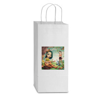 Mark Ryden - Duo Siblings Double Wine Paper Bag - 6 1/2 X 3 1/2 X 12 3/8 | Artistshot