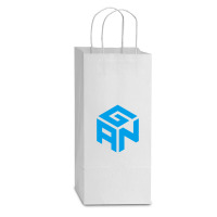 Gancube Double Wine Paper Bag - 6 1/2 X 3 1/2 X 12 3/8 | Artistshot