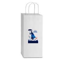 Mary Poppins Double Wine Paper Bag - 6 1/2 X 3 1/2 X 12 3/8 | Artistshot