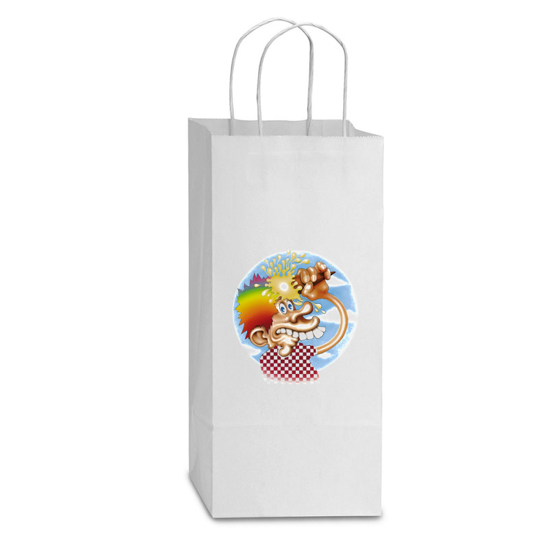 Music Retro Jerry Grateful My Favorite People Double Wine Paper Bag - 6 1/2 X 3 1/2 X 12 3/8 | Artistshot