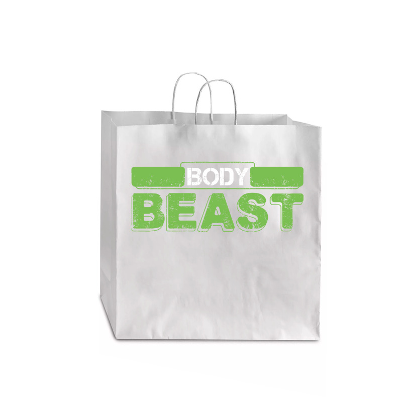 Body Beast Jumbo Paper Bag - 18 X 7 X 18 3/4 | Artistshot