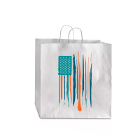 Miami Dolphins Jumbo Paper Bag - 18 X 7 X 18 3/4 | Artistshot