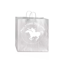 Neil Young Crazy Horse Jumbo Paper Bag - 18 X 7 X 18 3/4 | Artistshot