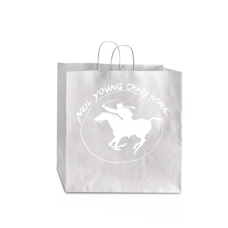 Neil Young Crazy Horse Jumbo Paper Bag - 18 x 7 x 18 3/4 by BLACKHEART | Artistshot