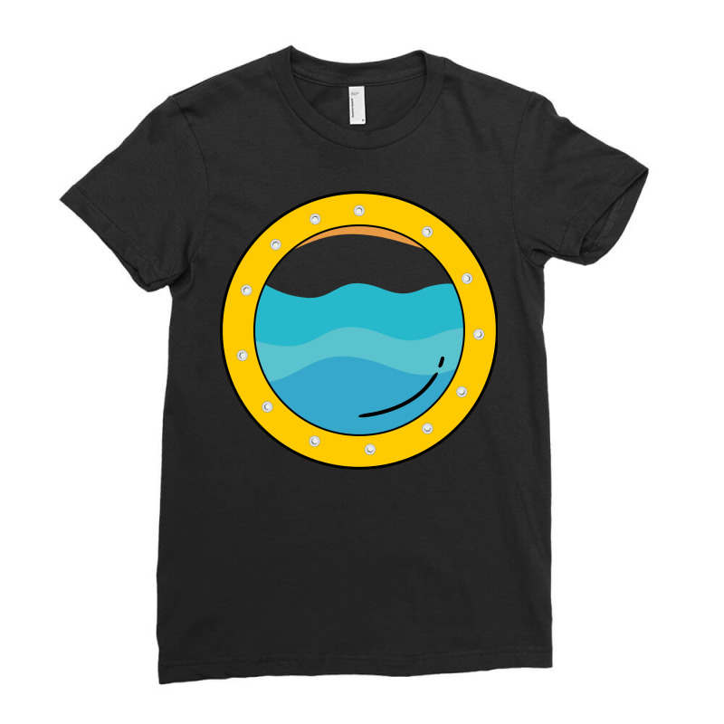 Submarine Window Ladies Fitted T-Shirt by selos47 | Artistshot