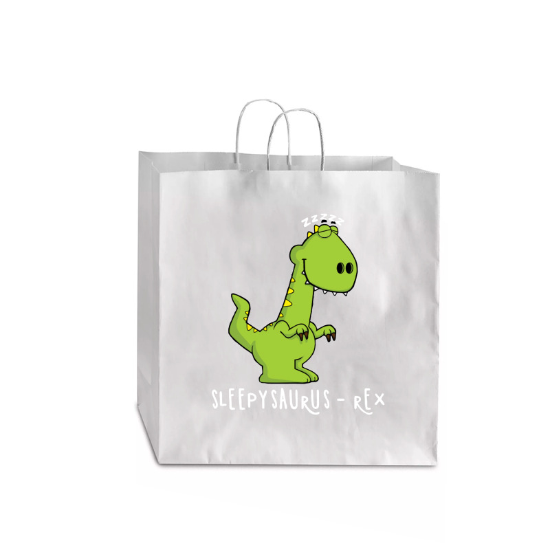 Sleepy Saurus   Rex Jumbo Paper Bag - 18 X 7 X 18 3/4 | Artistshot