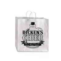 Dickens Cider Jumbo Paper Bag - 18 X 7 X 18 3/4 | Artistshot