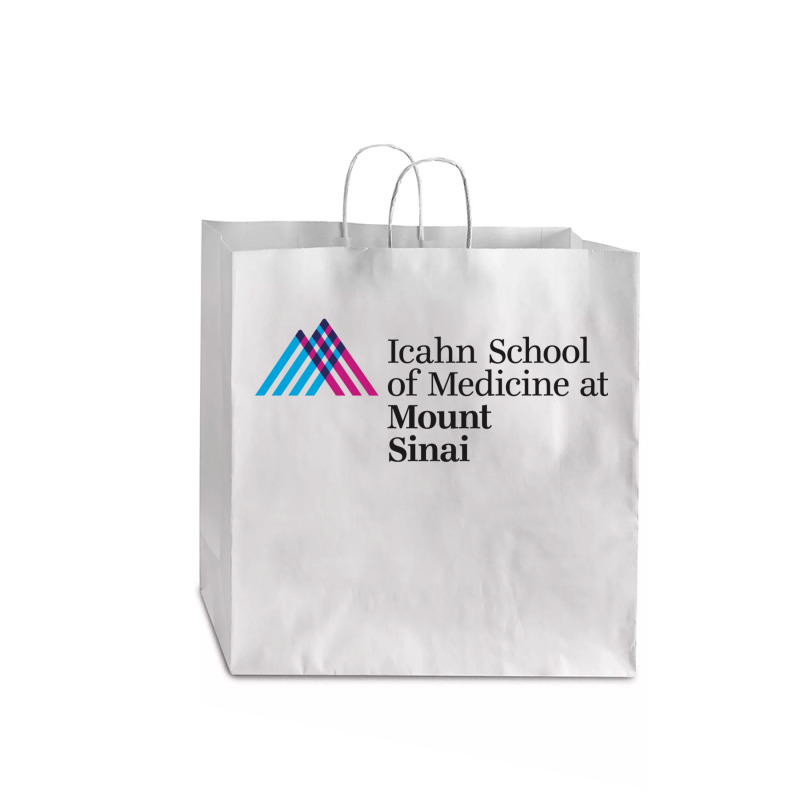 Icahn School Of Medicine At Mount Sinai Jumbo Paper Bag - 18 X 7 X 18 3/4 | Artistshot