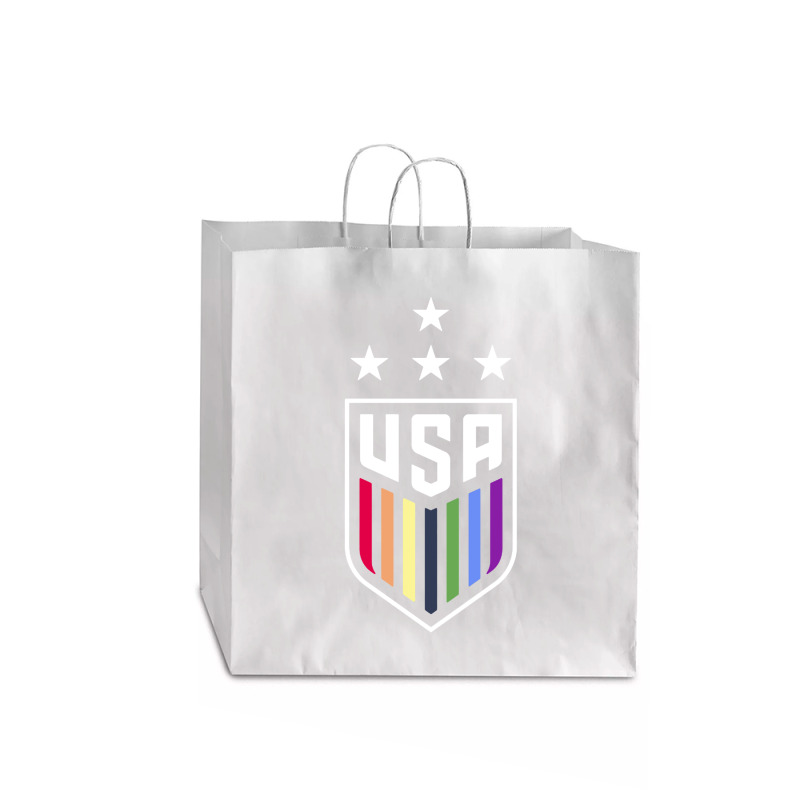 Uswnt Lgbtq Jumbo Paper Bag - 18 X 7 X 18 3/4 | Artistshot