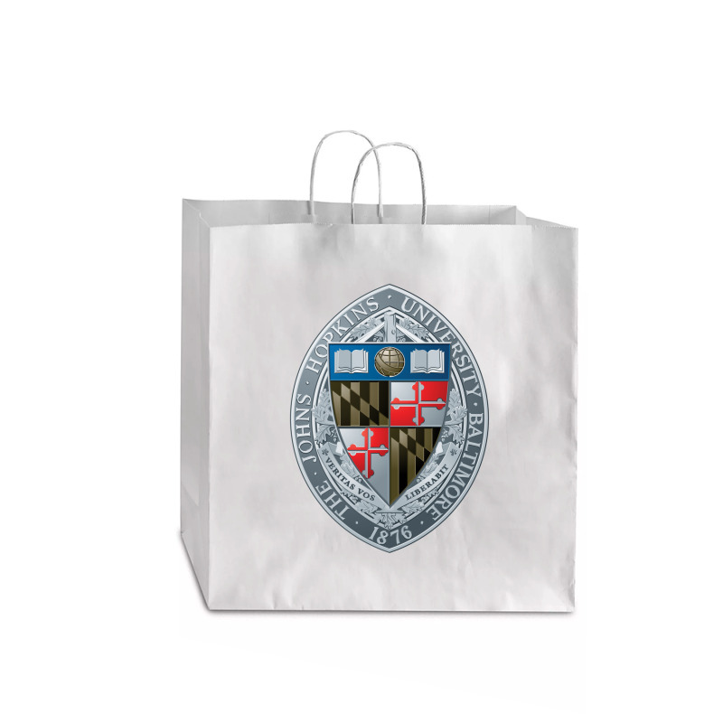 Johns Hopkins College Jumbo Paper Bag - 18 X 7 X 18 3/4 | Artistshot