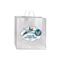 Lackland Afb Air Force Base Texas Tx Veterans T Shirt Jumbo Paper Bag - 18 X 7 X 18 3/4 | Artistshot