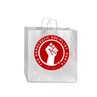 Democratic Socialists Of America   Nature Jumbo Paper Bag - 18 X 7 X 18 3/4 | Artistshot