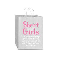 Short Girls God Only Lets Things Grow Up Mart Paper Bag -13 X 7 X 17 | Artistshot