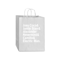 Prince Aliases Joey Coco & Jamie Starr Threads Mart Paper Bag -13 X 7 X 17 | Artistshot