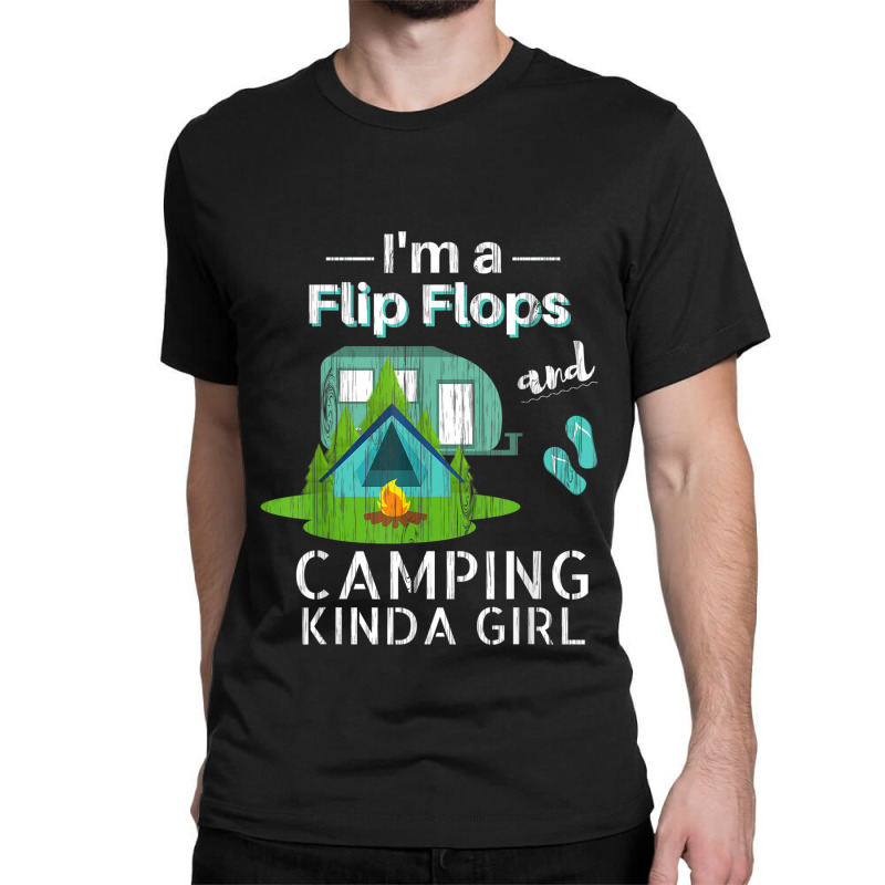 Camping Flip Flops Roadtrips Rv Classic T-shirt | Artistshot