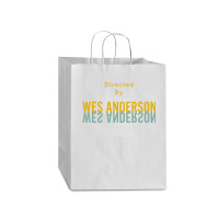 Directed By Wes Anderson Mart Paper Bag -13 X 7 X 17 | Artistshot