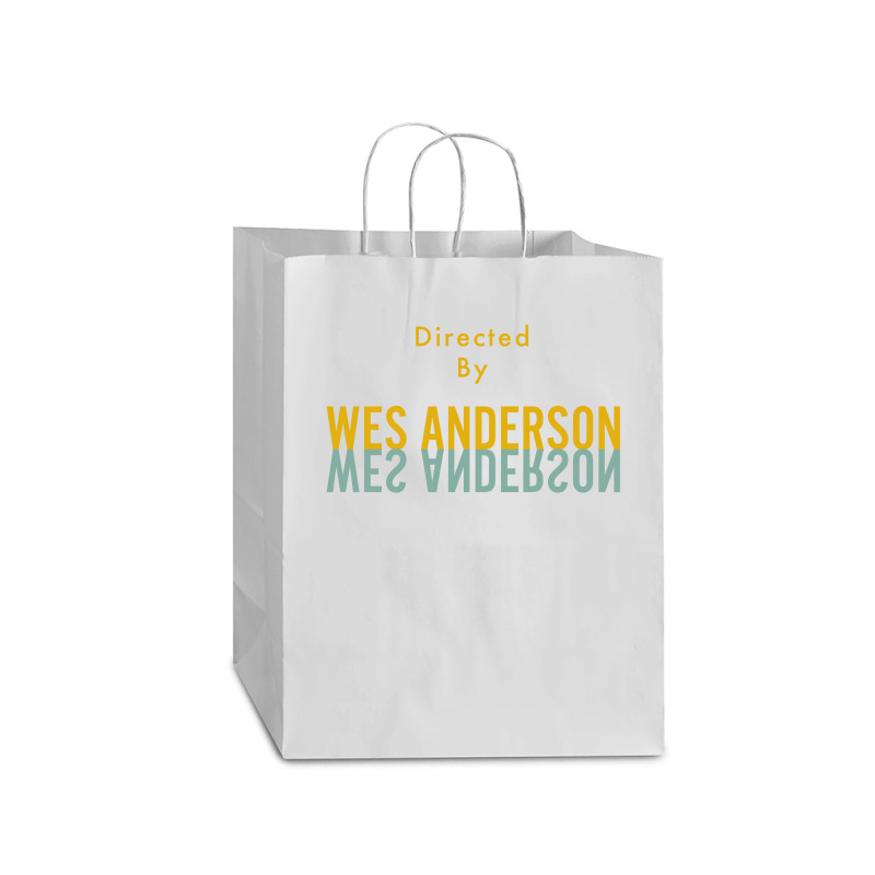 Directed By Wes Anderson Mart Paper Bag -13 X 7 X 17 | Artistshot