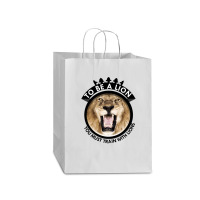 To Be A Lion Mart Paper Bag -13 X 7 X 17 | Artistshot