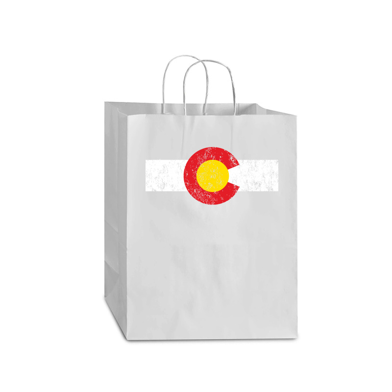 Vintage Colorado Flag Mart Paper Bag -13 X 7 X 17 | Artistshot