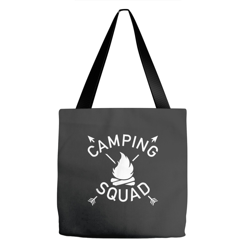 Camping Squad Campfire Tote Bags | Artistshot