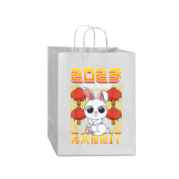 Year Of The Rabbit 2023 Chinese Zodiac Cute Kawaii Bunny Mart Paper Bag -13 X 7 X 17 | Artistshot