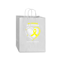 Women Men Yellow Endo Warrior Friend Endometriosis Awareness Mart Paper Bag -13 X 7 X 17 | Artistshot