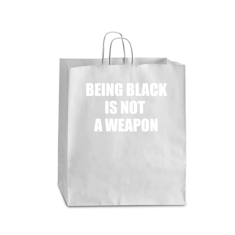 Being Black Is Not A Weapon - Black Lives Matter Queen Paper Bag - 16 X 6 X 19 1/4 | Artistshot