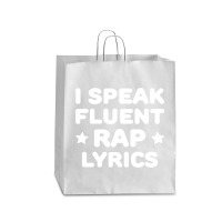 I Speak Fluent Rap Lyrics Queen Paper Bag - 16 X 6 X 19 1/4 | Artistshot