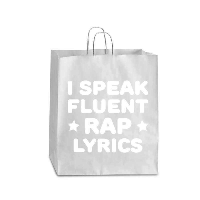 I Speak Fluent Rap Lyrics Queen Paper Bag - 16 X 6 X 19 1/4 | Artistshot