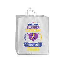 I Am A Bladder Cancer Survivor, What Is Your Superpower Queen Paper Bag - 16 X 6 X 19 1/4 | Artistshot