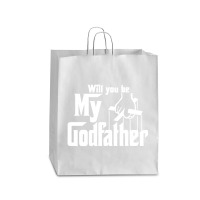 Will You Be My Godfather Queen Paper Bag - 16 X 6 X 19 1/4 | Artistshot