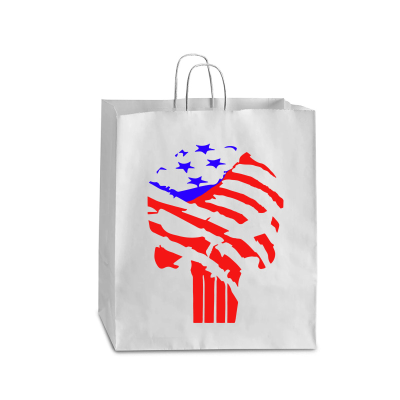 American Flag Punisher Queen Paper Bag - 16 X 6 X 19 1/4 | Artistshot