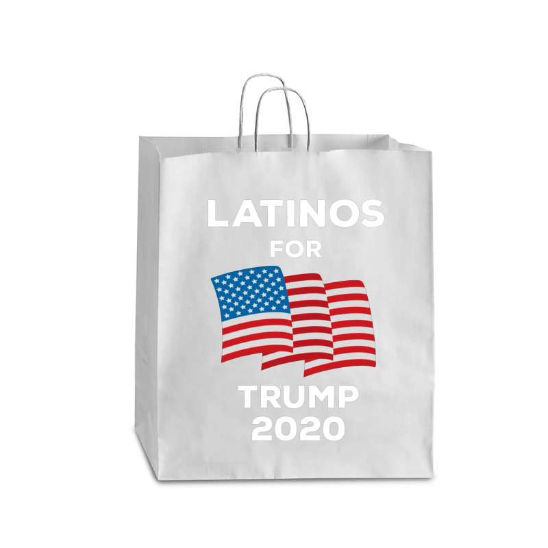 Latinos For Trump 2020 Queen Paper Bag - 16 X 6 X 19 1/4 | Artistshot