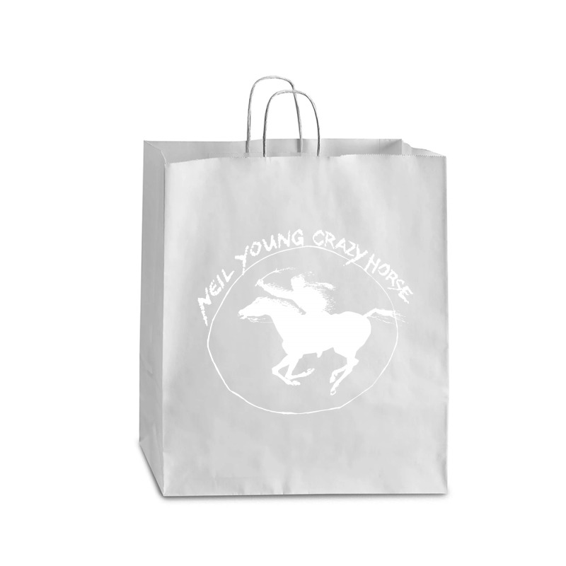 Neil Young Crazy Horse Queen Paper Bag - 16 x 6 x 19 1/4 by BLACKHEART | Artistshot