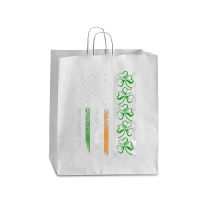 Irish American Ireland Flag Shamrock Queen Paper Bag - 16 X 6 X 19 1/4 | Artistshot