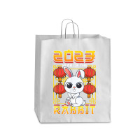 Year Of The Rabbit 2023 Chinese Zodiac Cute Kawaii Bunny Queen Paper Bag - 16 X 6 X 19 1/4 | Artistshot