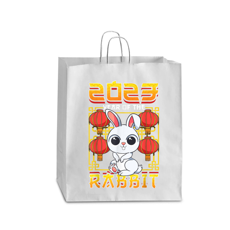 Year Of The Rabbit 2023 Chinese Zodiac Cute Kawaii Bunny Queen Paper Bag - 16 x 6 x 19 1/4 by Halloween | Artistshot