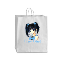 I Love Anime! Anime Girl Queen Paper Bag - 16 X 6 X 19 1/4 | Artistshot