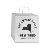 New York, The Empire State Star Paper Bag - 13 X 7 X 13 | Artistshot