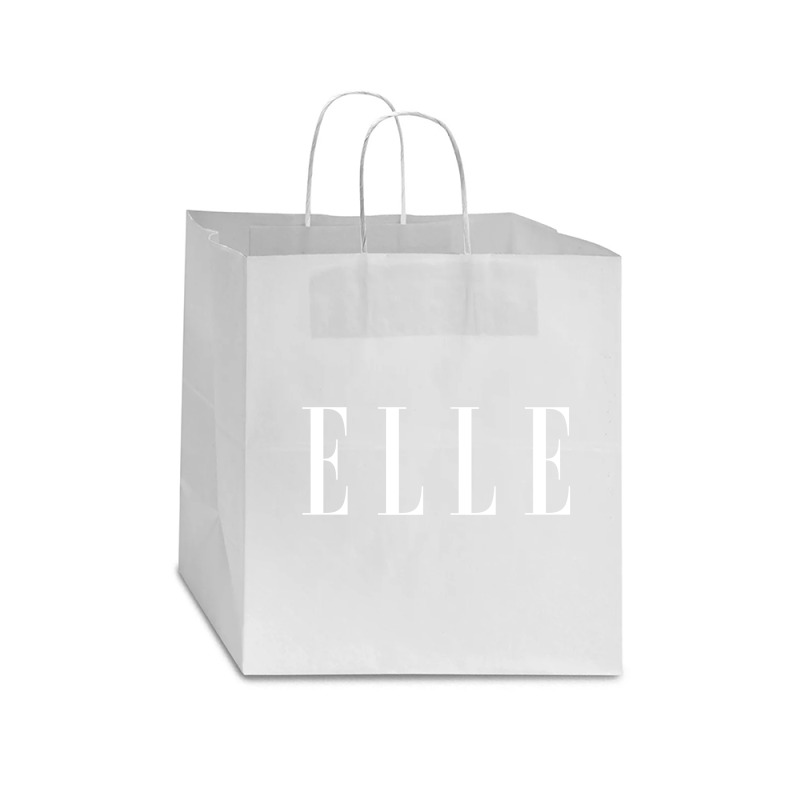 Elle (white) Star Paper Bag - 13 X 7 X 13 | Artistshot