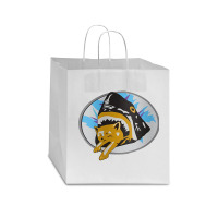 Shark Cat Pineapple Express Star Paper Bag - 13 X 7 X 13 | Artistshot