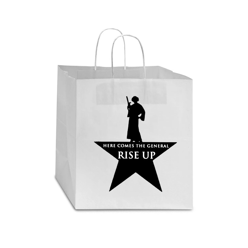 Here Comes The General Rise Up Star Paper Bag - 13 X 7 X 13 | Artistshot